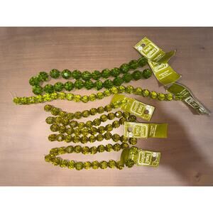 Large Green Bead Lot   Brand New